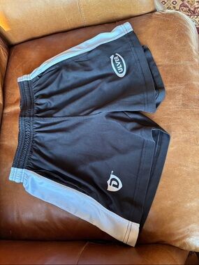 Culver Black Athletic Shorts with White Side Panels